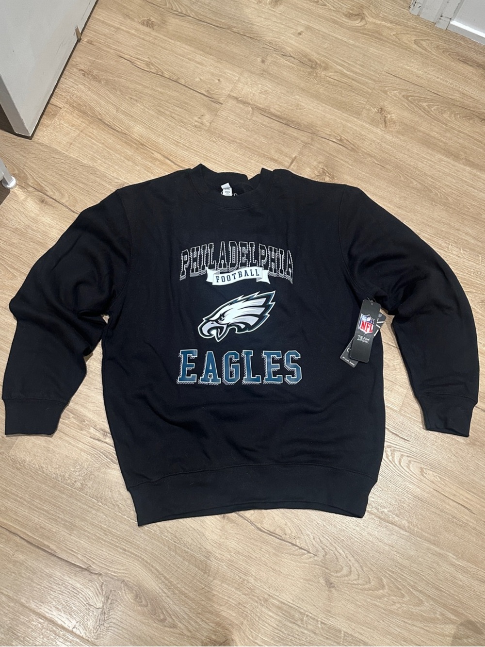 Philadelphia Eagles Black Crewneck Sweatshirt